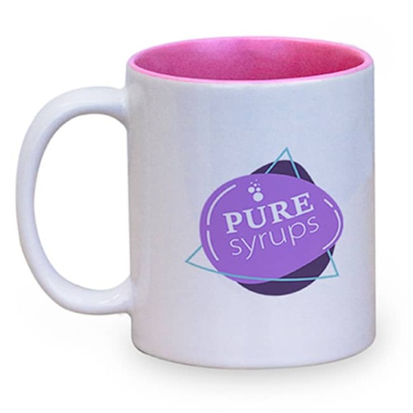 Gekleurde binnenkant mok - Full colour bedrukt