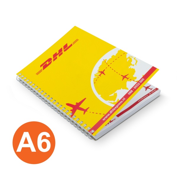 spons Commotie ballon A6 notitieboek met ringband - Full colour bedrukt | Notitieboeken |  Notitieboeken en Schriften | Kantoor en Zakelijk | Relatiegeschenken |  OrangeSmile